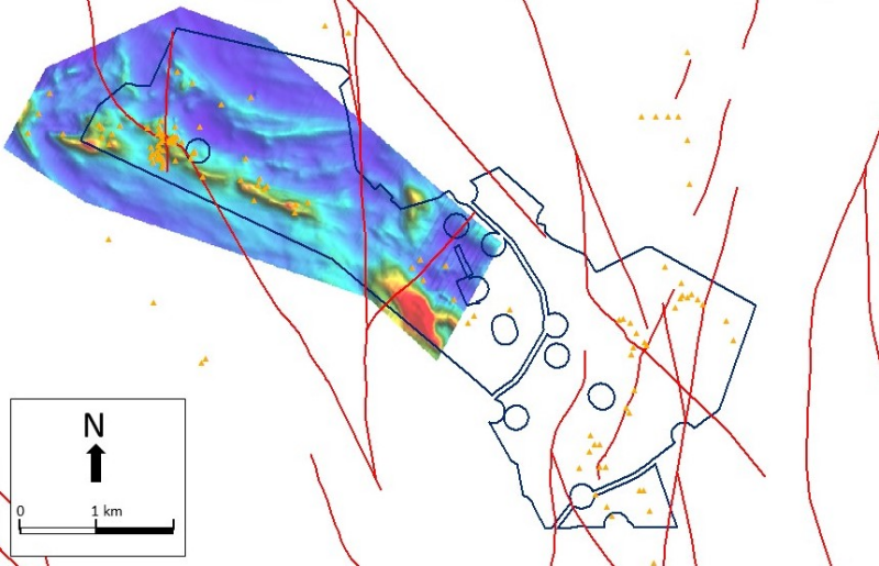 SkyTEM conductor at 200 to 250 meters depth