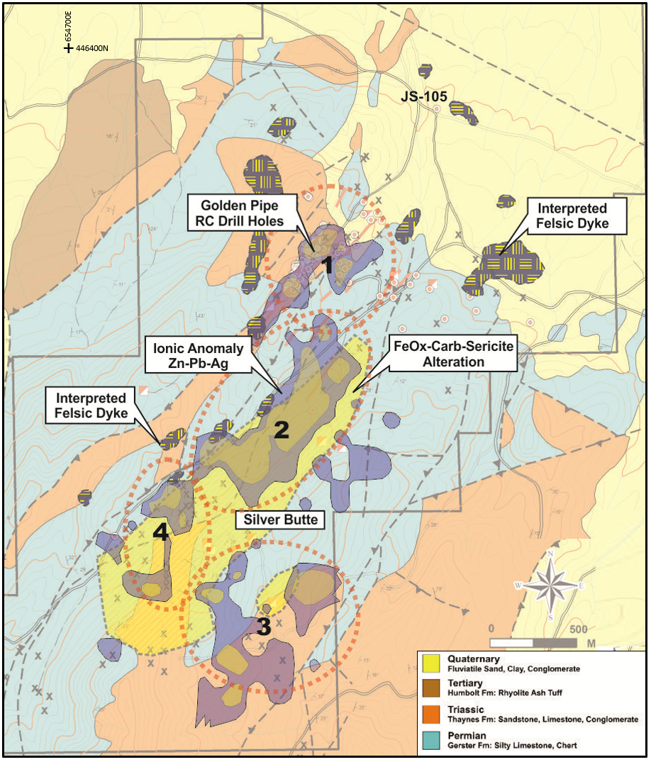 Medicine Springs - Soil Geochemistry Identifies Four Significant ...