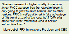 FRX Improvements’ Nofia(R) Adopted by a significant Chinese language Automotive OEM and Worldwide Automotive Model